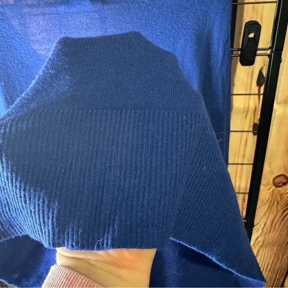 Ava & Viv - V Neck Long Sleeve Knit Sweater - Royal Blue - 2x - Picture 12 of 15